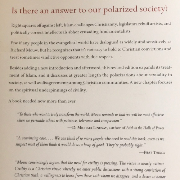 📘 Uncommon Decency: Christian Civility in an Uncivil World By Richard J. Mouw - Picture 4 of 13